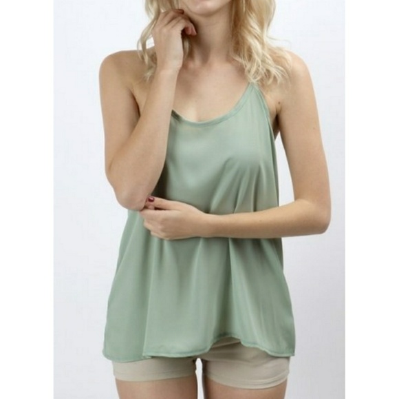 🌿T-STRAP BACK CAMI TANK 🌿 - Picture 2 of 7